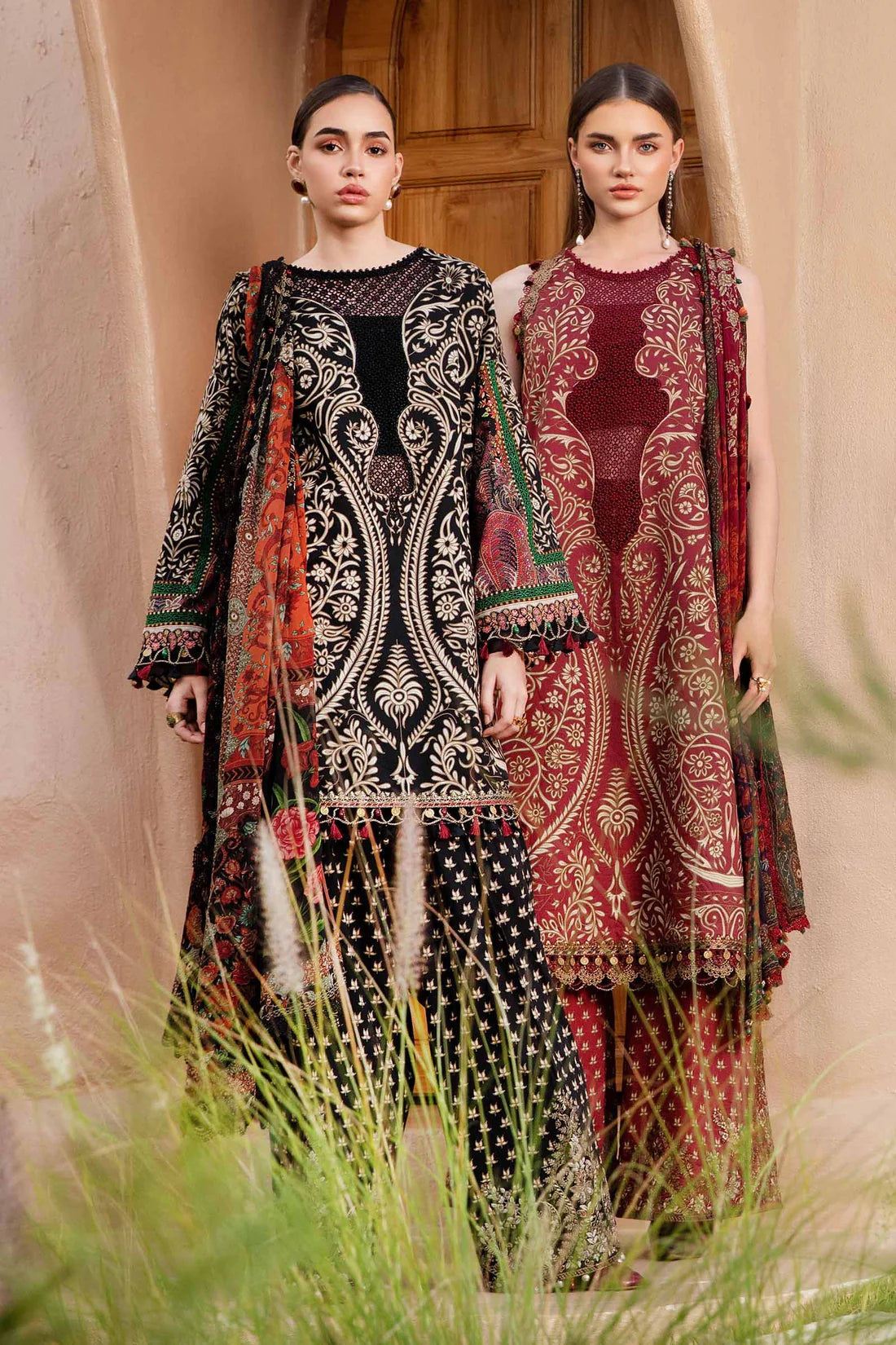 MARIA.B-3PC LAWN EMBROIDERED PRINTED SUIT-KUN-2518