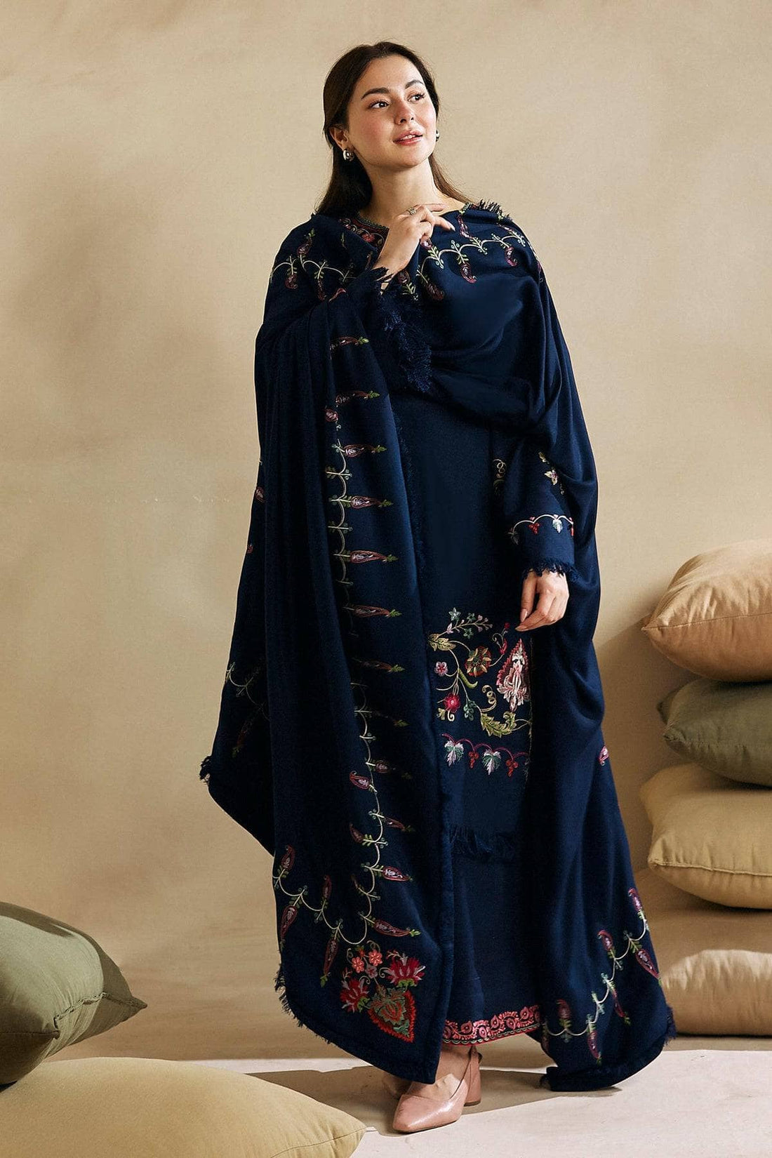 ZARA SHAH JAHAN-3PC DHANAK EMBROIDERED SUIT-KUN 4221