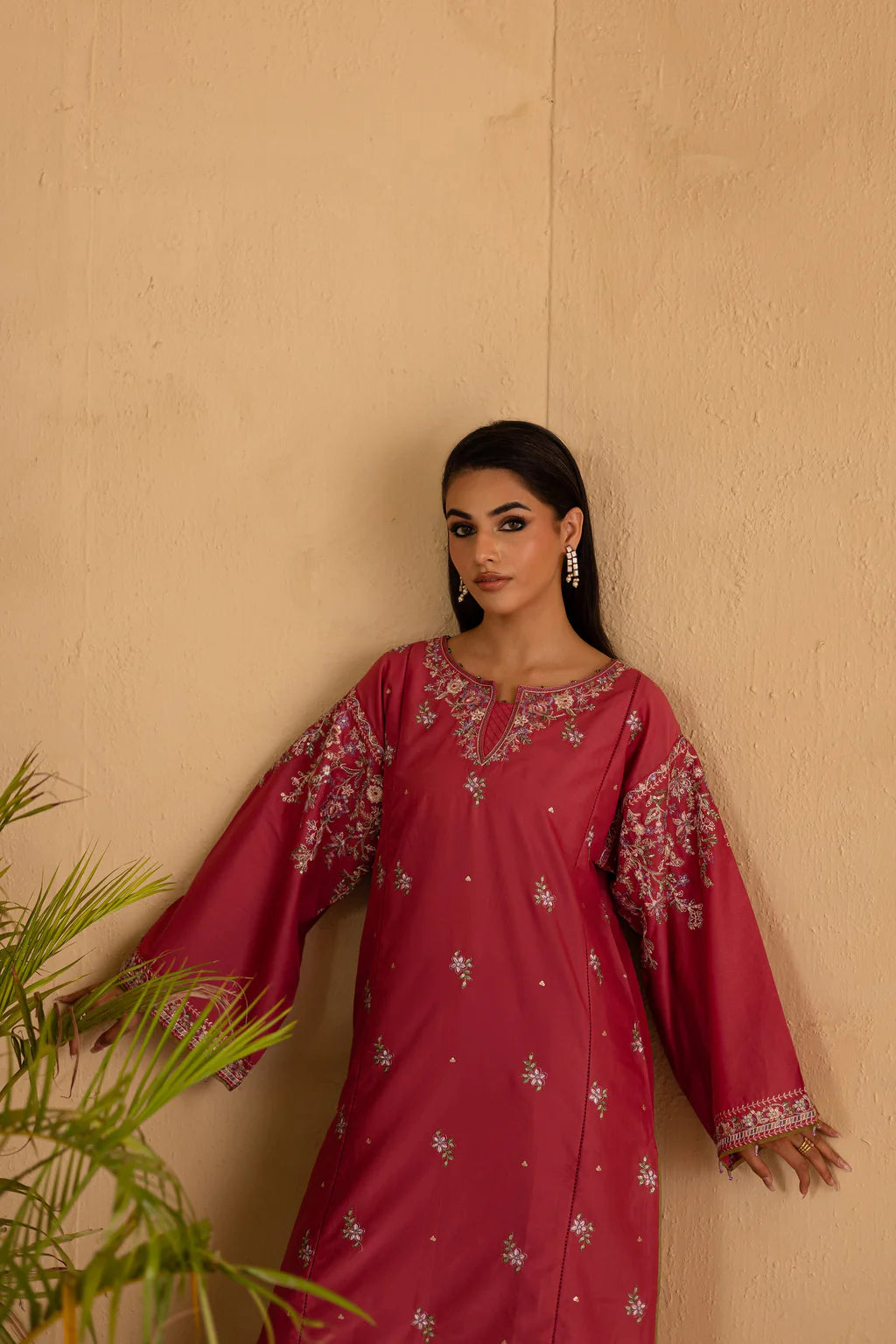 BATIK-2PC DHANAK EMBROIDERED SUIT-KUN-116