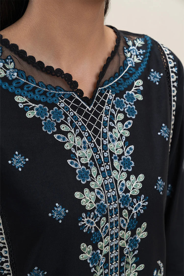 BEECHTREE-3PC KARANDI EMBROIDERED SUIT KUN-4258