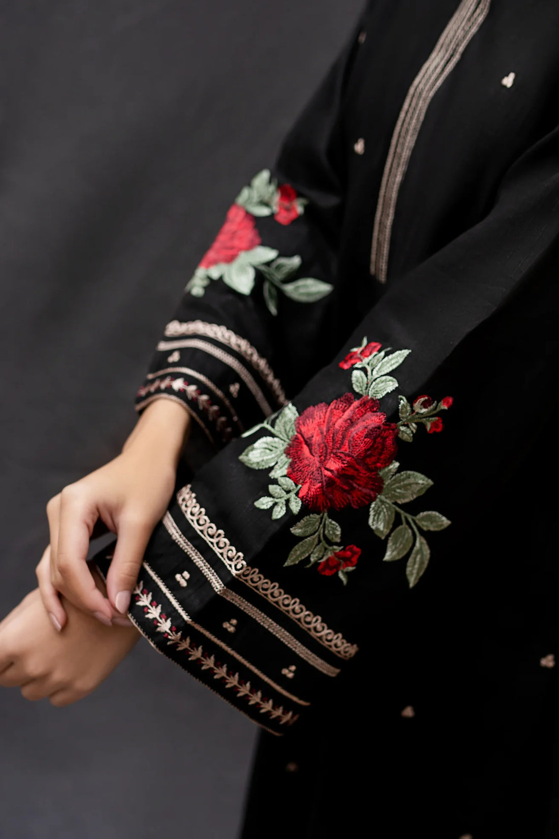 URGE - 3PC DHANAK EMBROIDERED SUIT-KUN-3105
