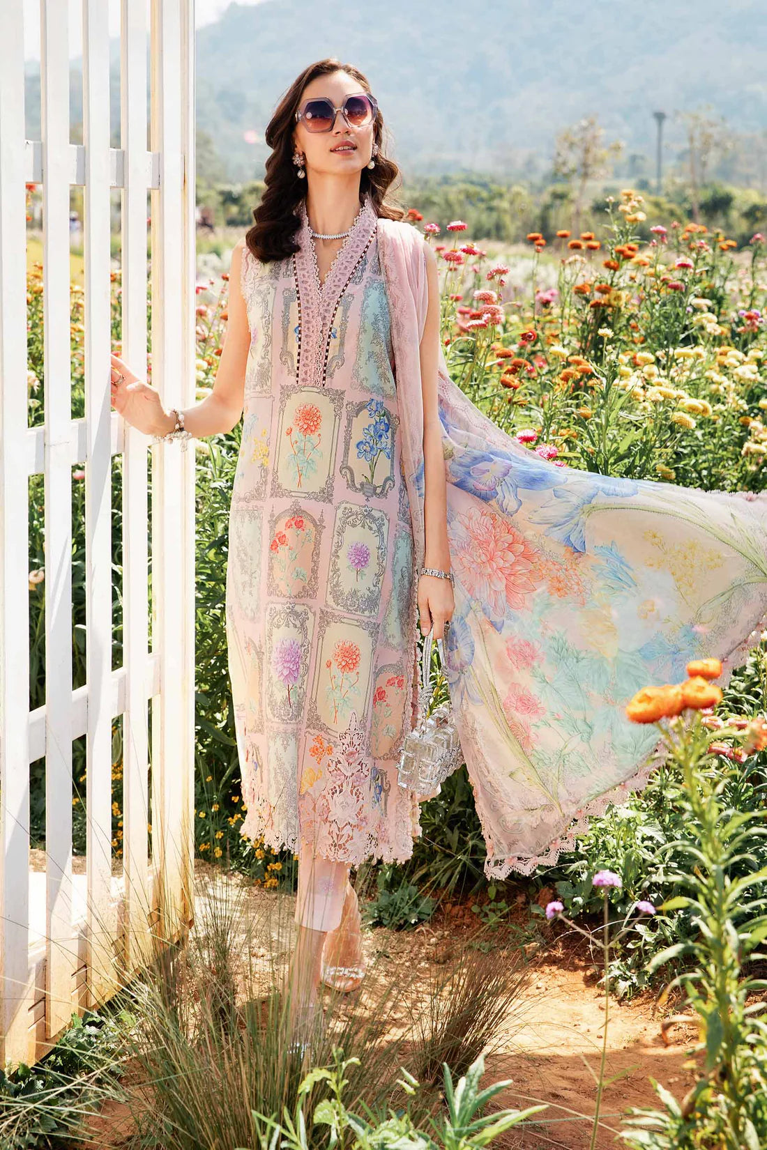 MARIA.B-3PC LAWN EMBROIDERED PRINTED SUIT-KUN-2522