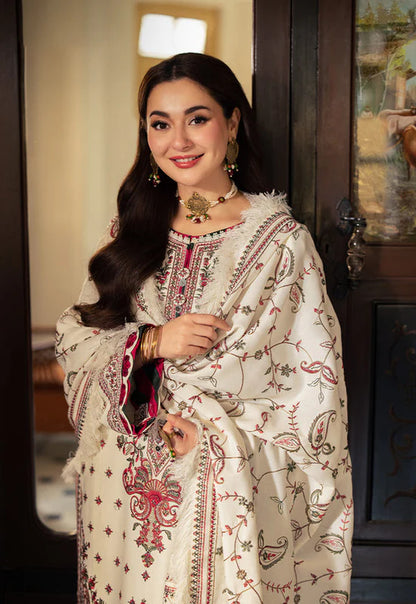 ASIM JOFA-3PC DHANAK SEQUENCE EMBROIDERED SUIT-KUN-4060