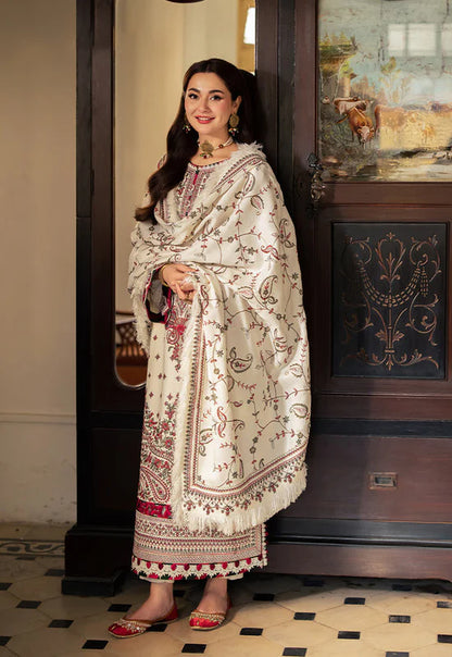 ASIM JOFA-3PC DHANAK SEQUENCE EMBROIDERED SUIT-KUN-4060
