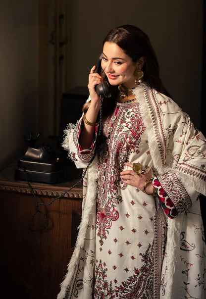 ASIM JOFA-3PC DHANAK SEQUENCE EMBROIDERED SUIT-KUN-4060
