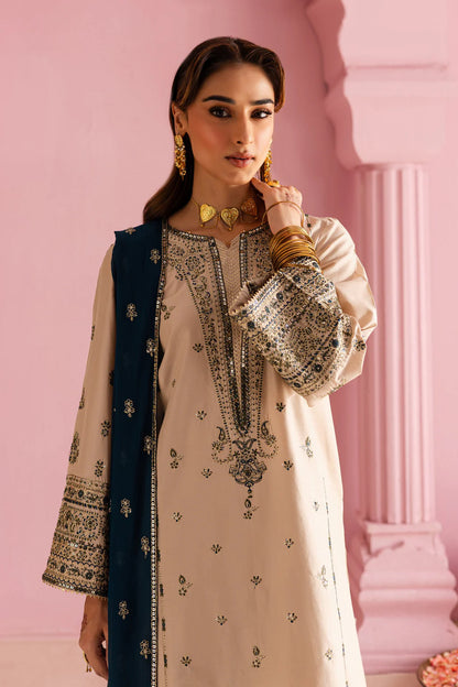 BATIK-3PC DHANAK EMBROIDERED SUIT-KUN-4162