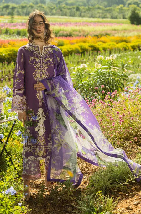 MUSHQ-3PC DHANAK EMBROIDERED SUIT-KUN-4091
