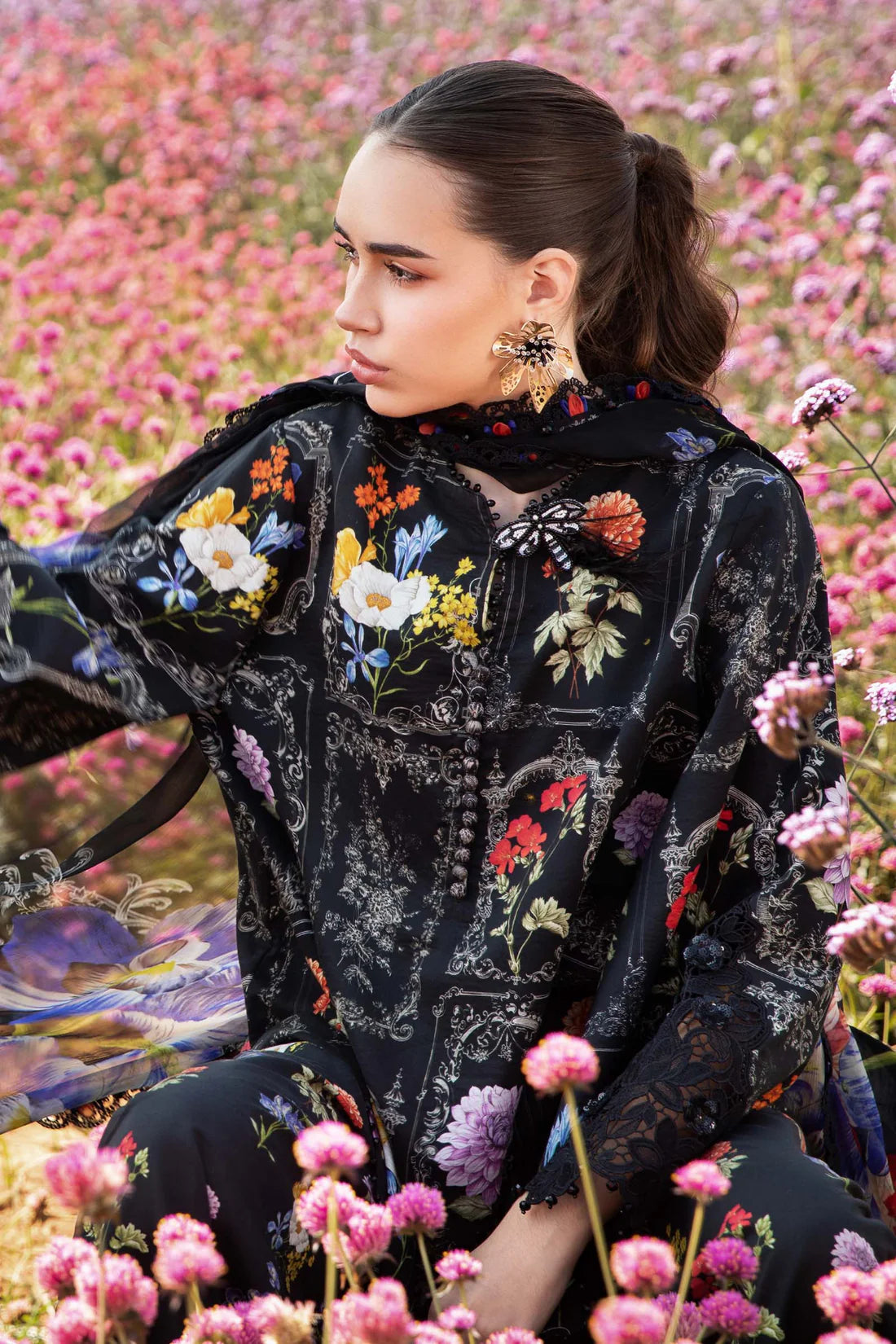 MARIA.B-3PC LAWN EMBROIDERED PRINTED SUIT-KUN-2527