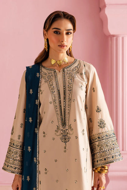 BATIK-3PC DHANAK EMBROIDERED SUIT-KUN-4162