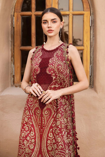 MARIA.B-3PC LAWN EMBROIDERED PRINTED SUIT-KUN-2518