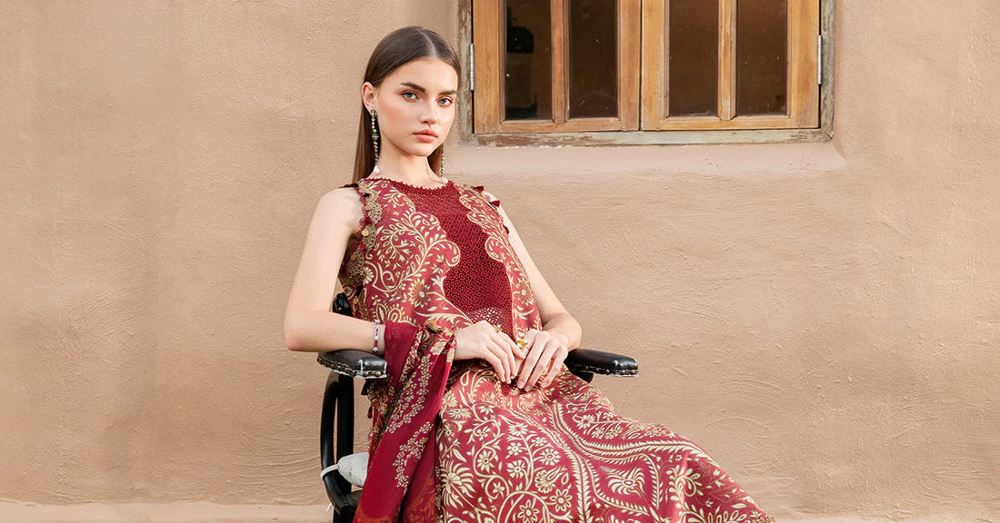 MARIA.B-3PC LAWN EMBROIDERED PRINTED SUIT-KUN-2518
