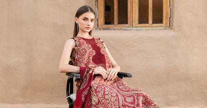 MARIA.B-3PC LAWN EMBROIDERED PRINTED SUIT-KUN-2518