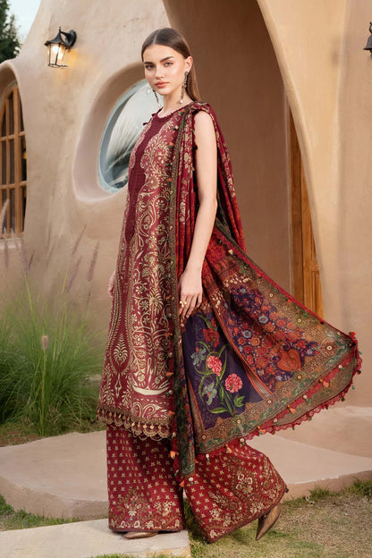 MARIA.B-3PC LAWN EMBROIDERED PRINTED SUIT-KUN-2518