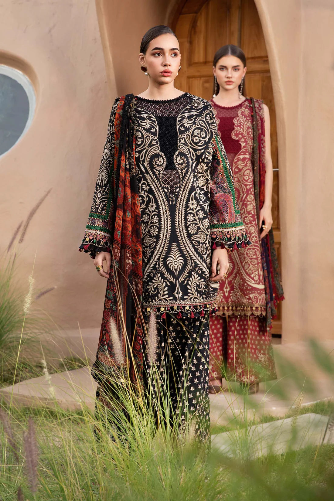 MARIA.B-3PC LAWN EMBROIDERED PRINTED SUIT-KUN-2517