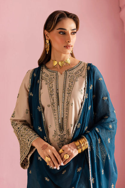 BATIK-3PC DHANAK EMBROIDERED SUIT-KUN-4162