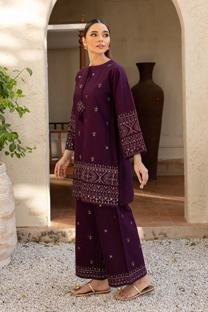 BATIK-2PC DHANAK EMBROIDERED SUIT-KUN-108