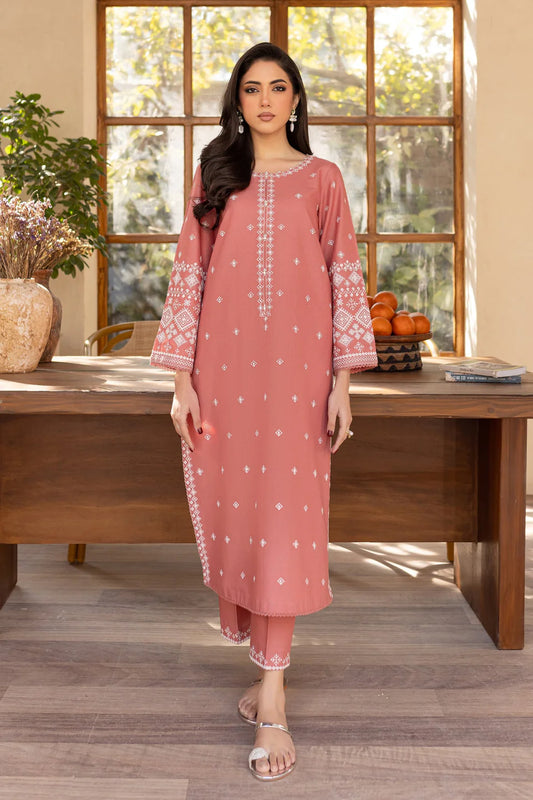 BATIK-2PC LAWN EMBROIDRED SHIRT WITH LAWN EMBROIDRED SLEEVES-KUN-1053