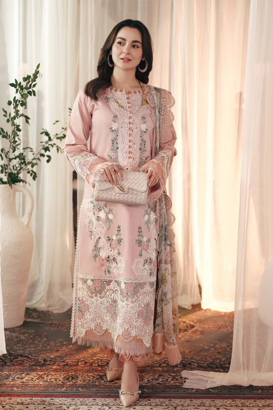 JADE-3PC DHANAK EMBROIDERED SUIT-4036