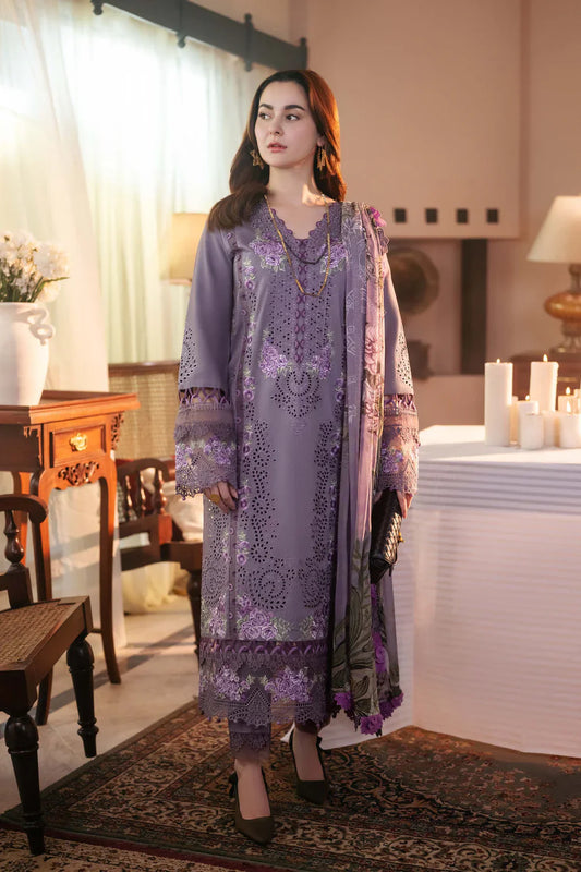 JADE -3PC DHANAK EMBROIDERED SUIT KUN-3713