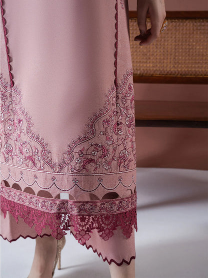 ASIM JOFA-3PC DHANAK EMBROIDERED SUIT-KUN-4186