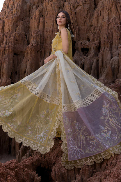 RANG RASIYA-3PC DHANAK EMBROIDERED SUIT KUN-4141