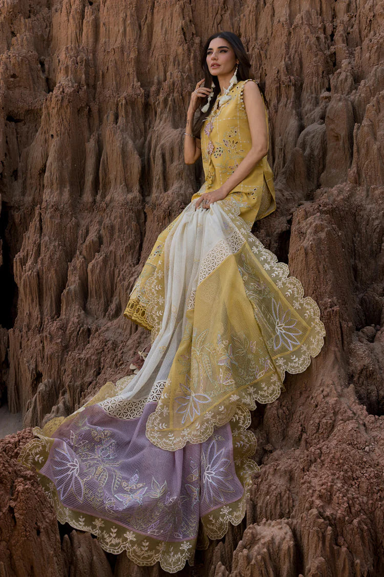 RANG RASIYA-3PC DHANAK EMBROIDERED SUIT KUN-4141