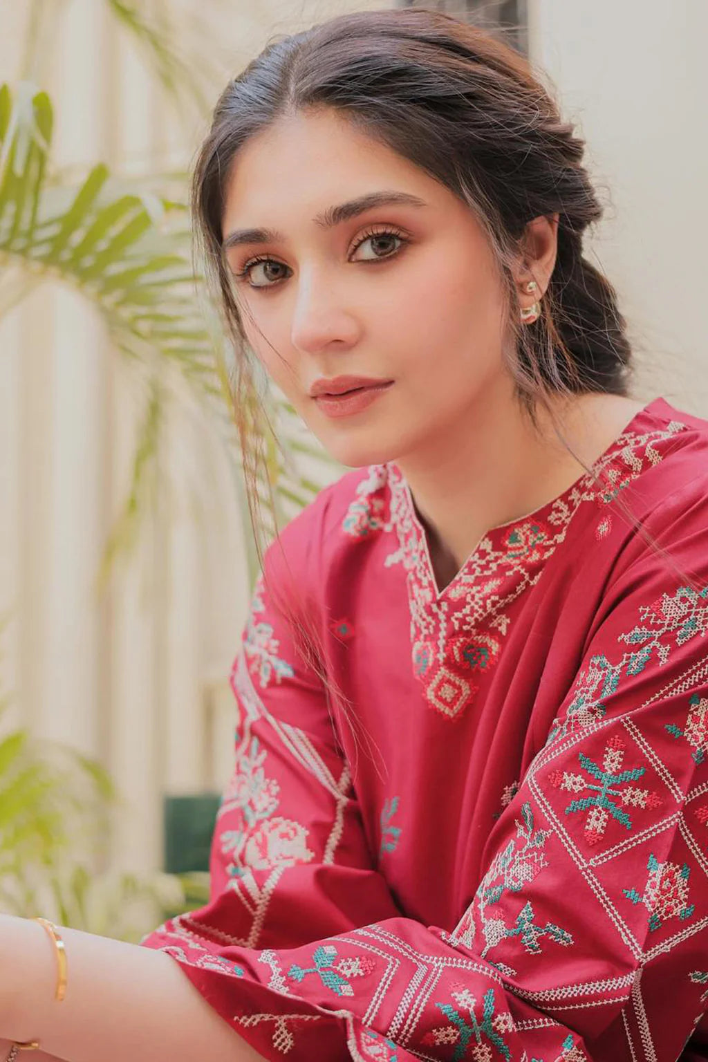 URGE-2PC DHANAK EMBROIDERED SUIT KUN-126