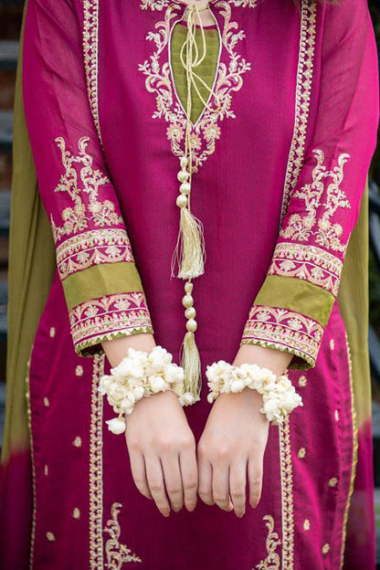 OMAL BY KOMAL-LAWN 3PC EMBROIDERY WITH BAMBER CHIFFON DYE AND DYE DUPATTA-KUN-OMAL-3629