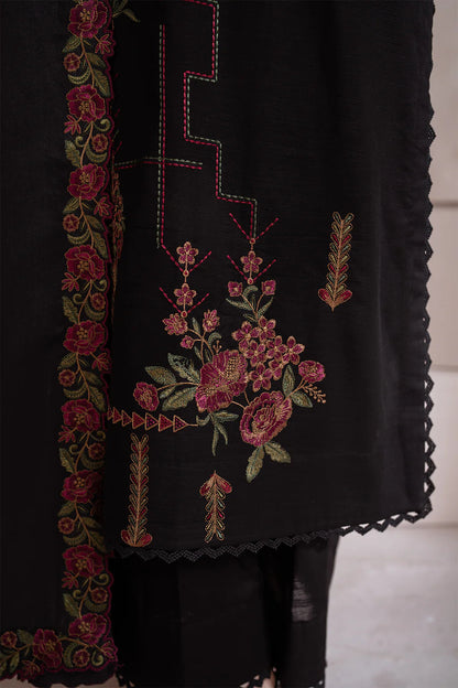 IZNIK-3PC LAWN EMBROIDERED SHIRT WITH CHIFFON EMBROIDERED DUPATTA & TROUSER-KUN -1084