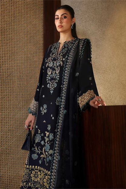 ZAHA-3PC DHANAK EMBROIDERED SUIT KUN-4181