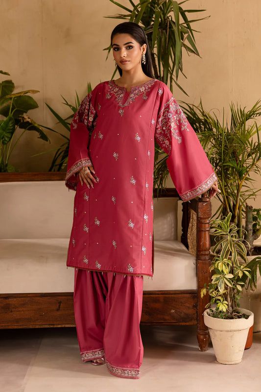 BATIK-2PC DHANAK EMBROIDERED SUIT-KUN-116
