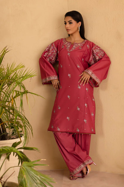 BATIK-2PC DHANAK EMBROIDERED SUIT-KUN-116