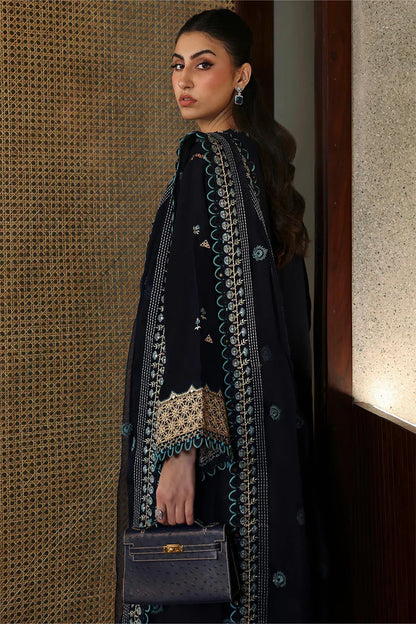 ZAHA-3PC DHANAK EMBROIDERED SUIT KUN-4181