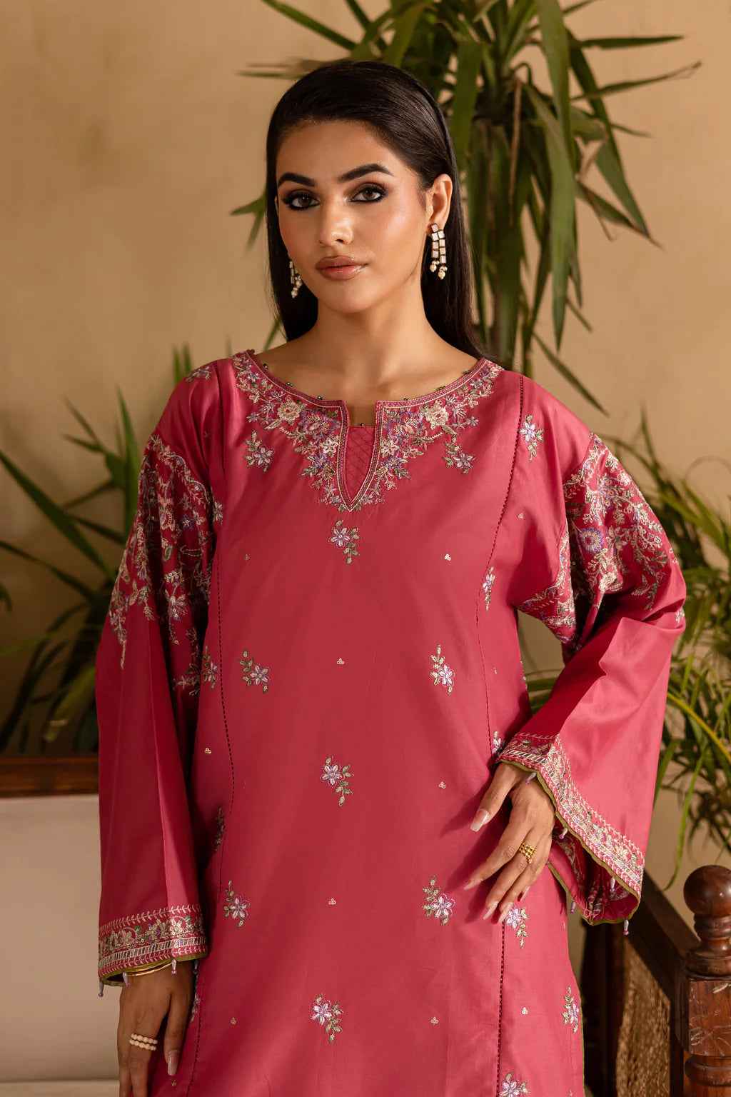 BATIK-2PC DHANAK EMBROIDERED SUIT-KUN-116