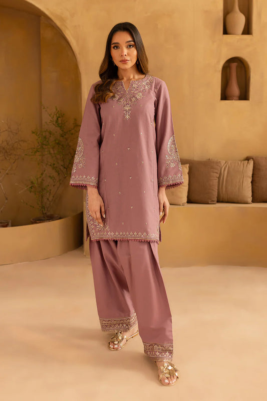 BATIK-2PC SEQUIN DHANAK EMBROIDERED SUIT-KUN-106