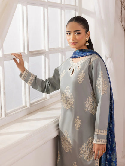 MOHAGNI-3PC LAWN EMBROIDERED SUIT-KUN-3741