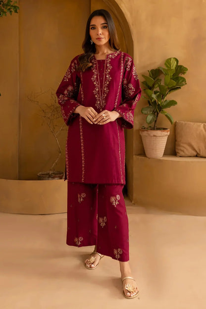 BATIK-2PC LAWN EMBROIDRED SHIRT WITH LAWN EMBROIDRED TROUSER-KUN-3460