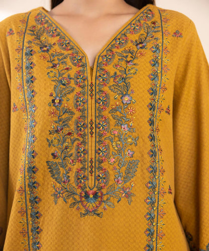 SAPPHIRE- 3PC LAWN EMBROIDERED SHIRT WITH LAWN EMBROIDERED DUPATTA AND TROUSER-KUN-3603