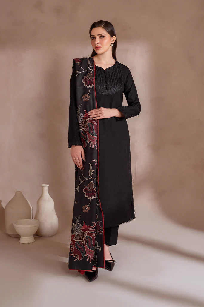 IZNIK-3PC LAWN EMBROIDERED SHIRT WITH LAWN EMBROIDERED DUPATAT & TROUSER-KUN-3407