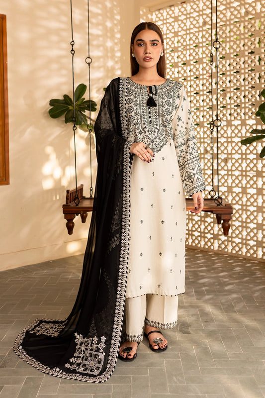 BATIK-3PC LAWN EMBROIDERED SHIRT WITH CHIFFON EMBROIDERED DUPATTA AND TROUSER-KUN-3689