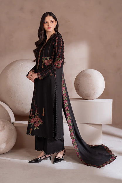 IZNIK-3PC LAWN EMBROIDERED SHIRT WITH CHIFFON EMBROIDERED DUPATTA & TROUSER-KUN -1084