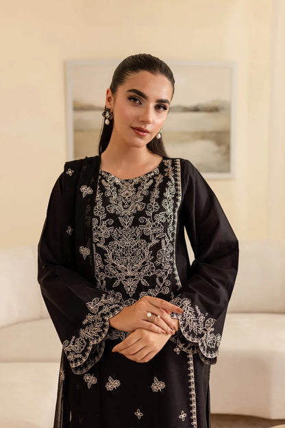 BATIK-3PC DHANAK EMBROIDERED SUIT-KUN-4193