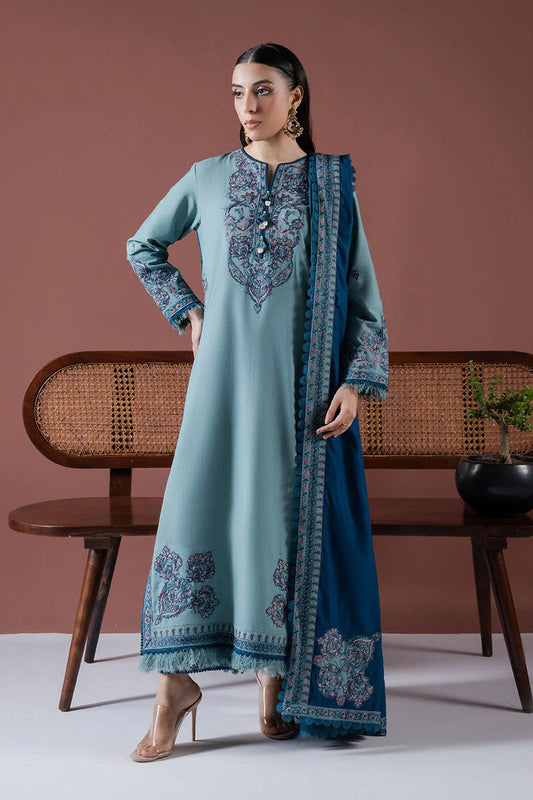 ASIM JOFA DHANAK EMBROIDERED SUIT-KUN-4217