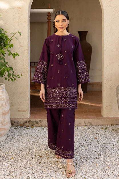 BATIK-2PC DHANAK EMBROIDERED SUIT-KUN-108