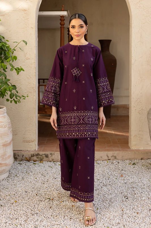 BATIK-2PC DHANAK EMBROIDERED SUIT-KUN-108