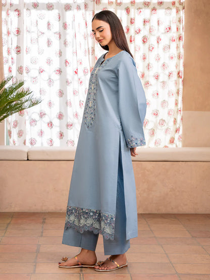 IZEL-2PC DHANAK EMBROIDERED SUIT-KUN-104