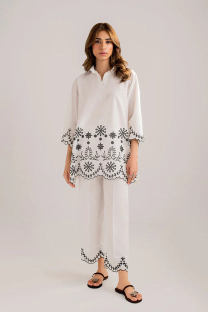 HANA-2PC DHANAK EMBROIDERED SUIT-KUN-3204