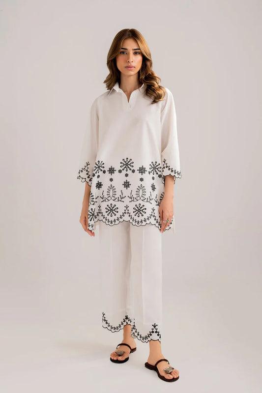 HANA-2PC DHANAK EMBROIDERED SUIT-KUN-3204