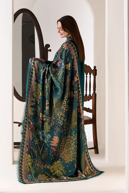 SOBIA NAZIR- 3PC LAWN EMBROIDERED SHIRT WITH MONARK PRINTED DUPATTA AND TROUSER-KUN-1056