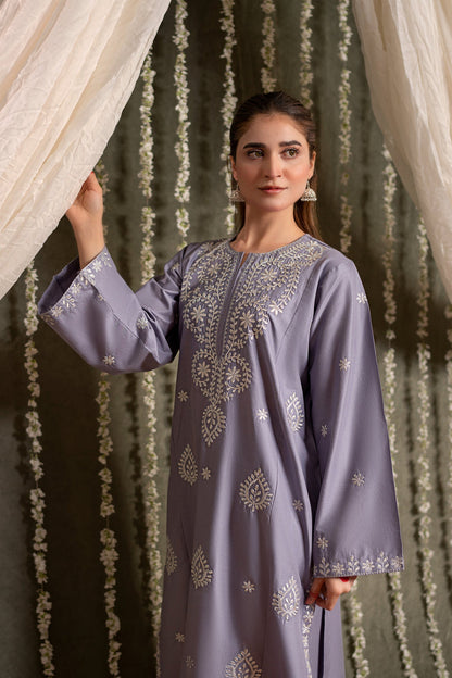 URGE-2PC LAWN EMBROIDRED SHIRT WITH LAWN EMBROIDRED TROUSER-KUN-3482